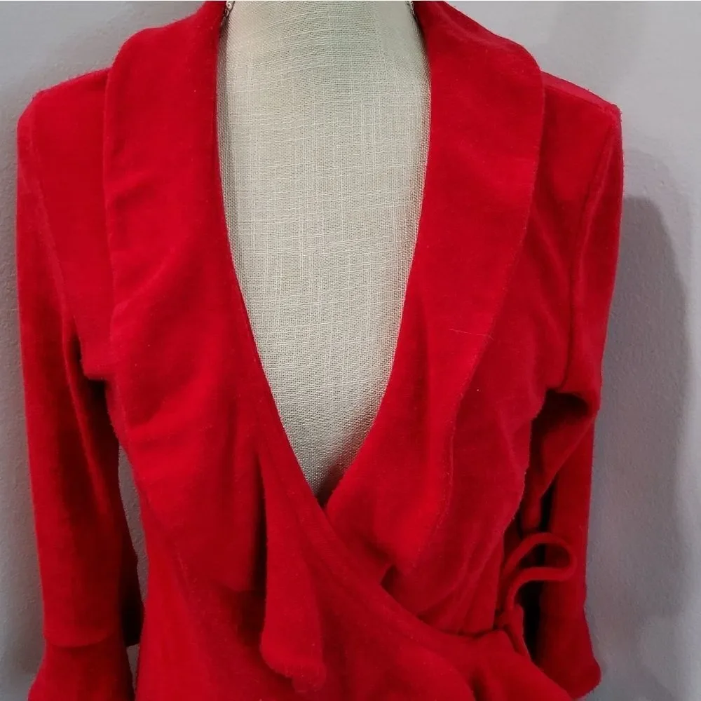Victoria's Secret Angels Red Robe Size S/M